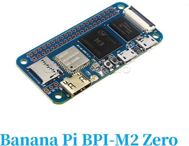 Banana Pi BPI-M2 Zero Quad-Core Einplatinen-Computer Entwicklungsboard mit Gehäuse und Netzteil - Bild 1