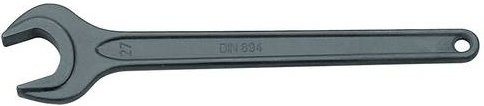 Gedore Einmaulschlüssel 894 SW 22mm aus Chrom-Vanadium in Grau mit Aufhängeloch, Länge: 193 mm - Bild 1