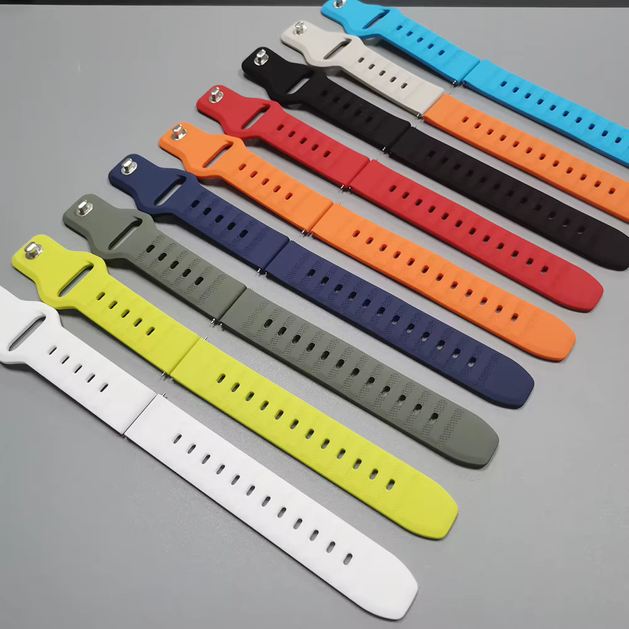 Uhrenarmband Silikon, 22 mm, Schwarz, für Redmi Uhr 5 Aktive, 5 Lite, Xiaomi Uhr 2 Pro - Bild 2