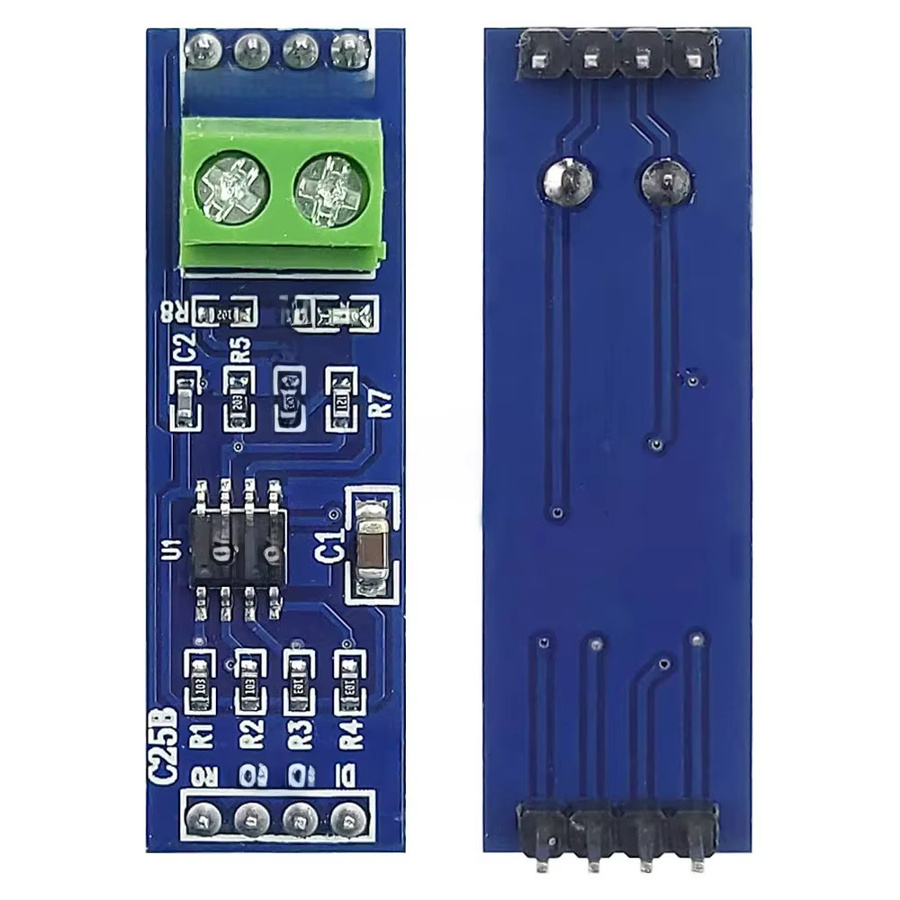TTL zu RS485 Konvertierungsmodulplatine mit MAX485 Chip, 8-Pin, 5 V, Blau, 5,08 mm Rastermaß - Bild 4