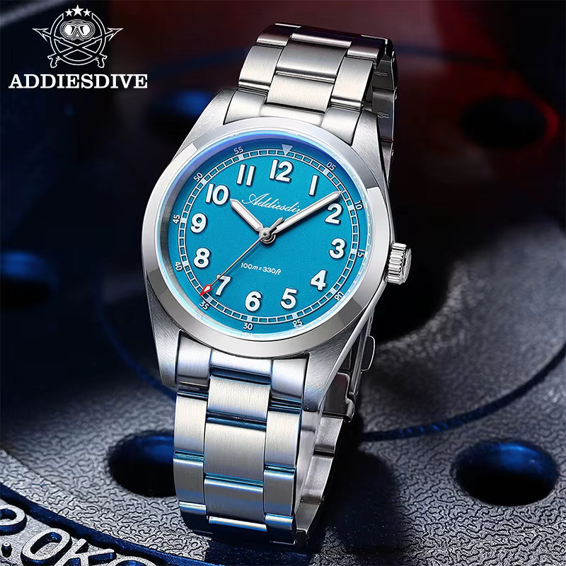 ADDIESDIVE Armbanduhr, Quarz, Edelstahl, Saphirglas, 36 mm, Herren - Bild 2