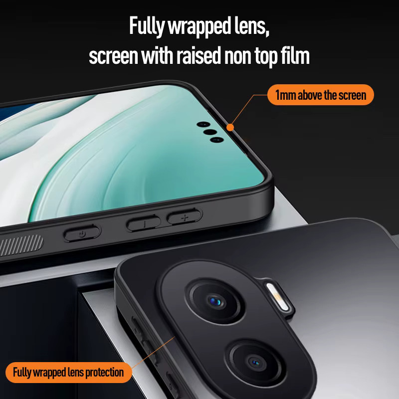 Mattierte Silikon Schutzhülle für Huawei Nova Pro SE in Blau und Schwarz - Bild 4