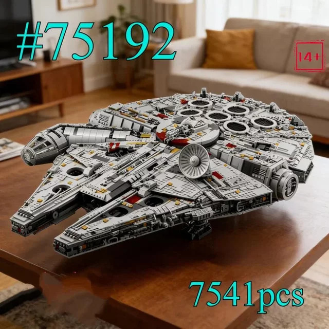 Potdemiel Star Wars Millennium Falcon, Raumschiff-Baustein-Set, 7541 Teile, ab 14 Jahre - Bild 1