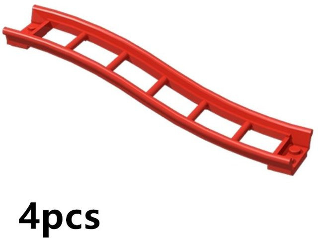 LEGO Schienenachterbahn Schienen Bogen Hang Schaft Kanten Ziegel, Zubehör, ab 6 Jahren - Bild 1