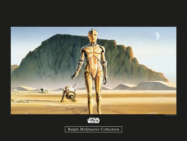Komar Wandbild Star Wars Droids Multicolor B: 40 cm, H: 30 cm - Bild 1