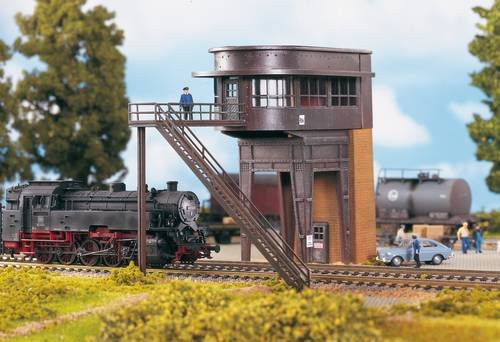 Piko H0 Stellwerk Reinbeck Modellbahngebäude aus Kunststoff - Bild 1