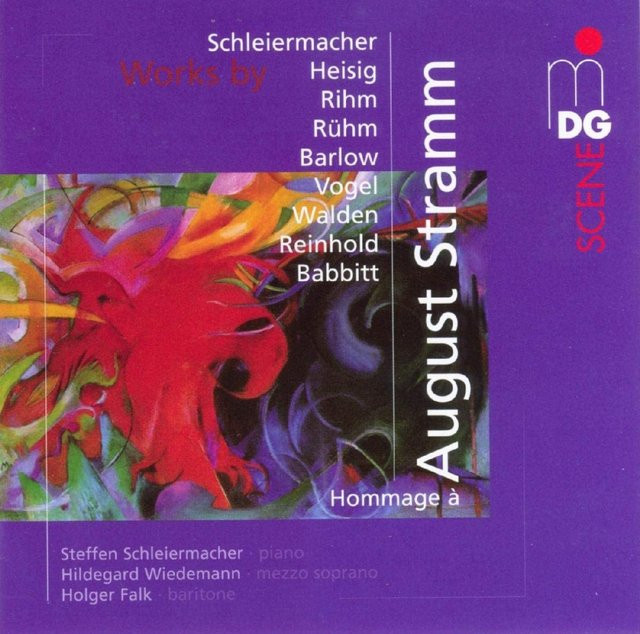 CD Schleiermacher Hommage an August Stramm von Wiedemann und Falk, Klassische Musik, MDG, Schwarz - Bild 1
