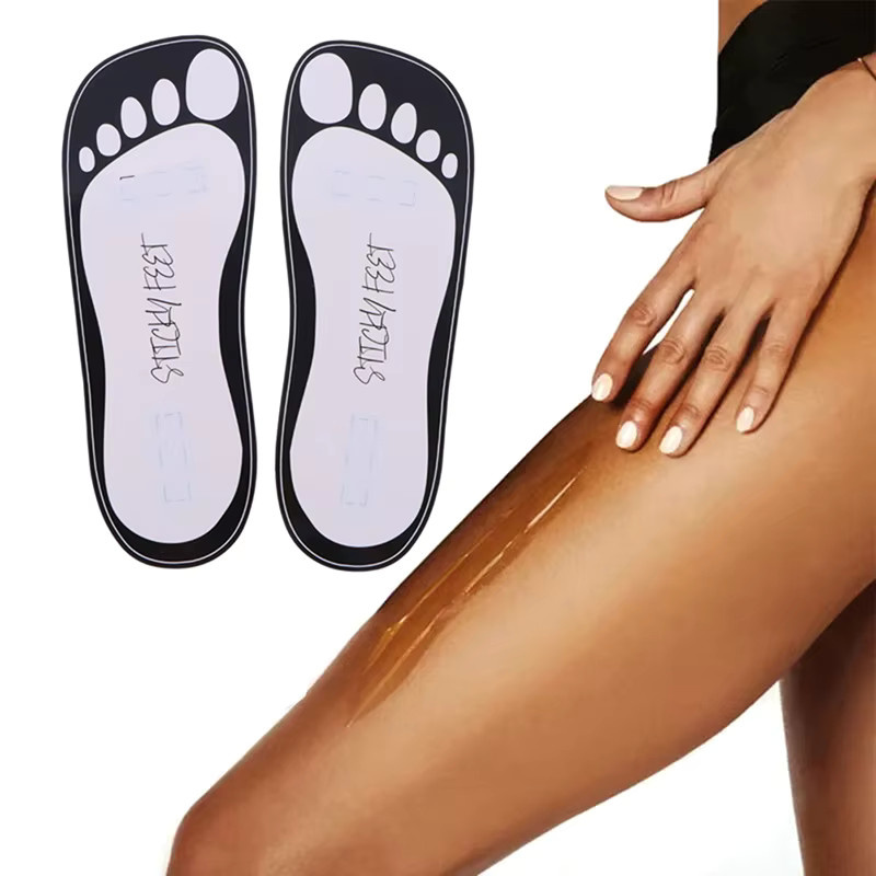 KuZHEN Einweg-Karton-Fußpads für Bräunungssprays, 10 Paar, Unisex - Bild 3