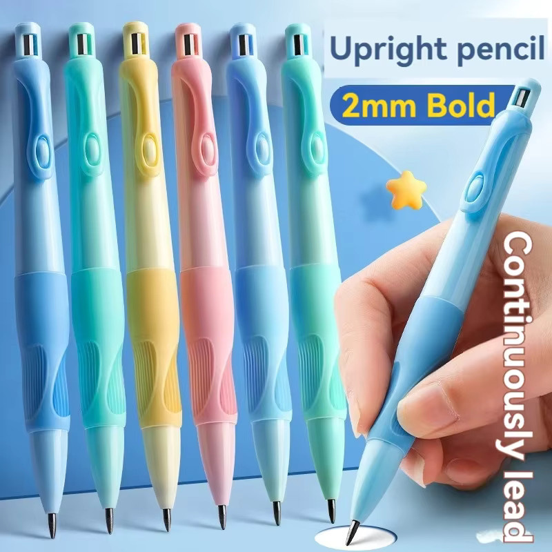 Kawaii Delphin Druckbleistift-Set mit 2 mm HB Graphitmine für Schule und Zeichnen - Bild 2