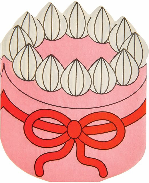 Rico Design x Redfries Servietten Torte Pink, 20 Stück - Bild 1