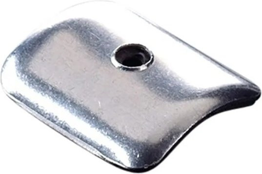 Tetzner und Jentzsch Runde Alu-Kalotten S76/18 Welle mit EPDM-Dichtung in Silber - Bild 1