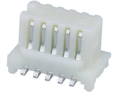 Molex Mezzanine-Steckverbinder mit 28 Polen und 0,80 mm Rastermaß in Weiß 524652870 - Bild 1