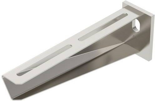 OBO Bettermann Wand- und Stielausleger aus Metall in Silber, L: 21,0 cm, B: 2,0 cm, H: 0,7 cm - Bild 1
