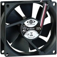 Inter-Tech PC-Gehäuse-Lüfter Schwarz B/H/T: 80 x 80 x 25 mm - Bild 1