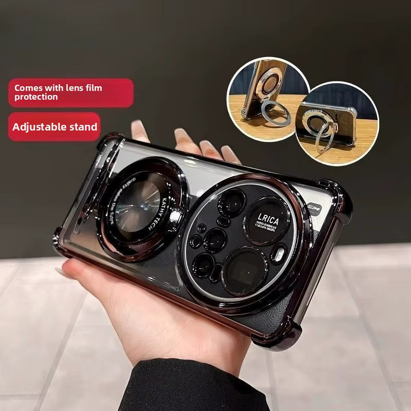 Xiaomi Hülle für Xiaomi 17 15 14 Ultra Transparentes Acryl mit integriertem Linsenfilm und Halterung - Bild 1