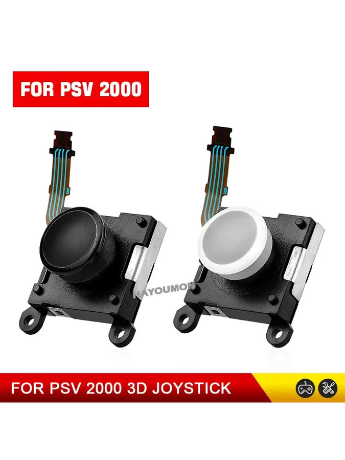 HeroAngel Ersatz-Joystick-Taste für PS Vita 2000, 3D Analog Thumb Stick Reparaturteil in Schwarz - Bild 7