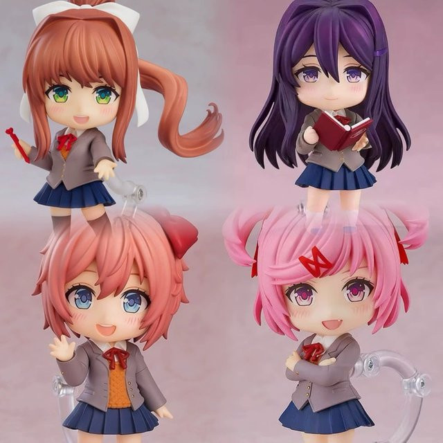 Bandai Doki Doki Literaturclub!, Anime-Figur, mit austauschbaren Gesichtern - Bild 1