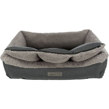 Trixie Vital Hunde-Bett Bendson Sofa in Grau mit herausnehmbarem Bezug und rutschfester Unterseite, B/T/H: 60 x 60 x 20 cm - Bild 2