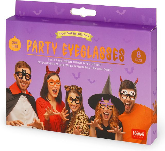 Legami Halloween Edition Papierbrillen, Fantasy, Bunt / Mehrfarbig - Bild 1