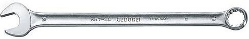 Gedore Ringmaulschlüssel 7 XL SW 24 mm, extra lang, Farbe: Silber, Material: Chrome Vanadium Stahl - Bild 1