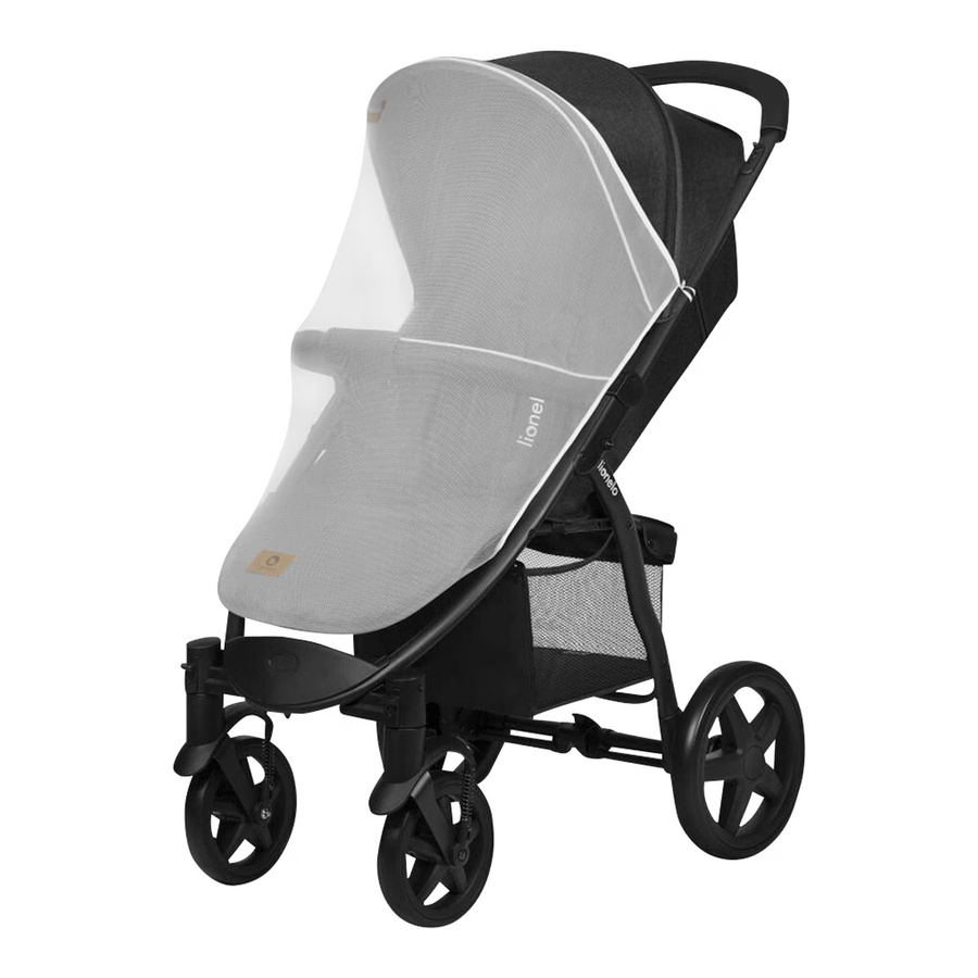 Lionelo Kinderwagen Annet Plus Kombikinderwagen in Schwarz mit Federung - Bild 3