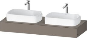 Duravit Konsole Qatego in Weiß, B/T/H: 140 x 55 x 17 cm - Bild 1