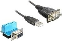 DeLock Serieller Adapter USB 2.0 auf RS-422/485 in Schwarz (62406) - Bild 1