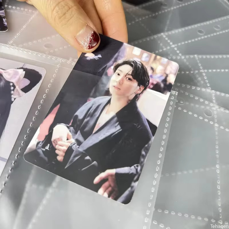 Saqu Diego A5 Fotokarten-Ordner aus transparentem Kunststoff für Kpop Idol Fotokarten und Sammelkarten - Bild 2