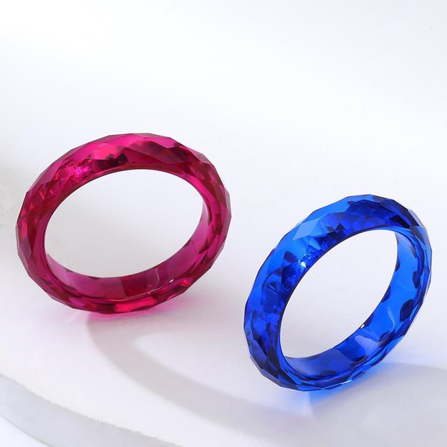 Eme Jewe Ring, Rubin, Saphir, Unisex - Bild 1