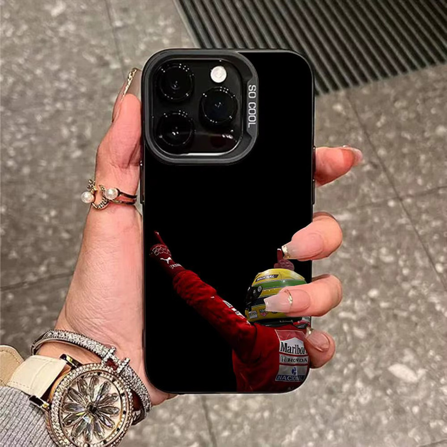Handyhülle Ayrton Senna für Apple iPhone Modelle in Schwarz - Bild 3