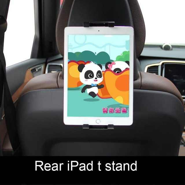LINGLUYANG Rücksitz-Halterung für BMW X1 X2 X3 X4 2 3 4 5 6 Serie zur Befestigung von Handy, iPad und Tablet in Schwarz - Bild 1