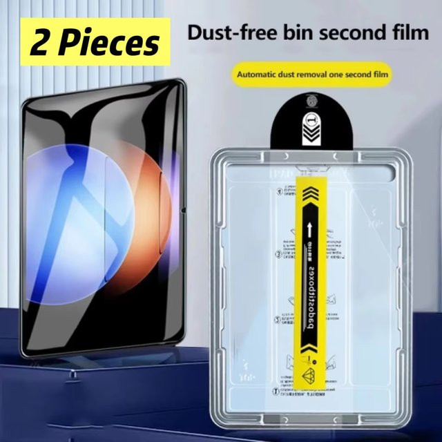 2er-Pack Panzerglas Display Schutzfolie für Apple iPad Air, iPad Pro 11/13 M4, iPad 5/6/7/8/9/10 Gen, iPad Mini 6 und iPad Air 3 10,5 Zoll in Transparent - Bild 1