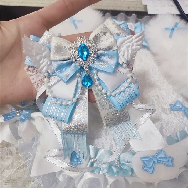 DIY-Band-Schleifen-Set in Blau für Kpop-Leuchtstäbe, Ita-Taschen und Deko-Bastelbedarf - Bild 1
