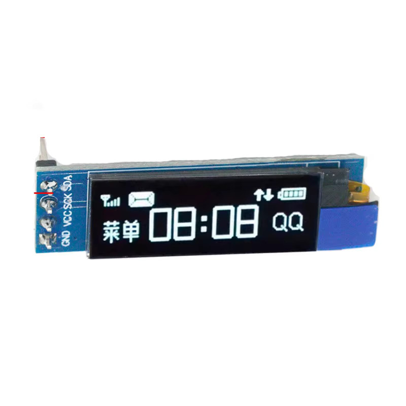 OLED-Anzeigemodul SSD1306 mit I2C-Schnittstelle für Arduino DIY, 0,91 Zoll, Weiß/Blau - Bild 2