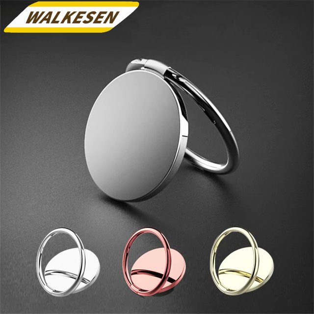 WALKESEN Universal Metall Finger Ring Halter mit 360-Grad-Drehung für dein Smartphone in Gold - Bild 1