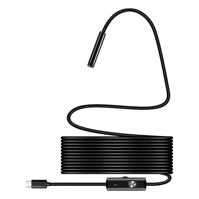 KERUI Industrielle Endoskopkamera mit Licht und USB-C Anschluss, wasserdichte Inspektionskamera IP67 in Schwarz für Android-Handy und PC - Bild 4