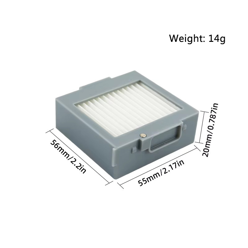 Ersatzteil-Set für iRobot Roomba Max 705 Vac und Roomba Plus 504 Vac mit Hauptbürste, Seitenbürste, HEPA-Filter und Staubbeuteln - Bild 2