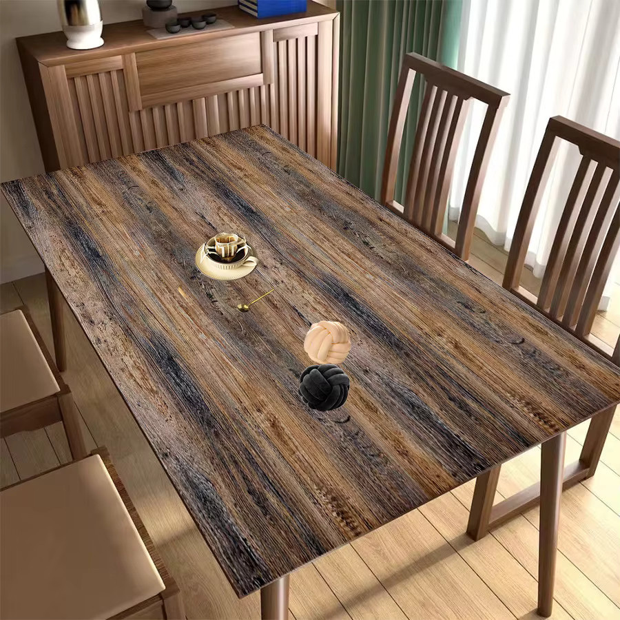 Selbstklebende Tapete im Used-Look von Brangdy in Braun als Holzkontaktpapier zum Abziehen und Aufkleben für Schränke und Schubladen - Bild 2