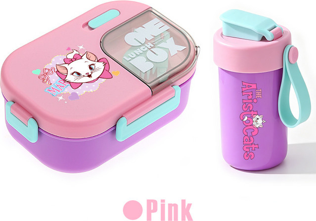 TOPTOY The AristoCats Bento-Box Set mit Gewürzbox, Wasserbecher und Wasserflasche in Multicolour - Bild 1
