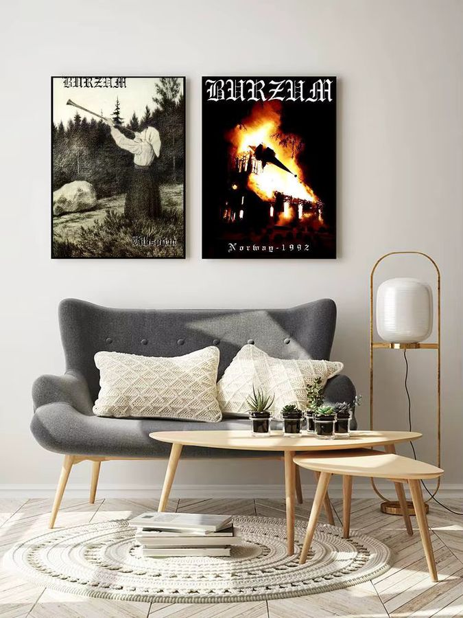 MINISO Burzum Filosofem Wandaufkleber multicolor wasserfestes Poster aus Papier für deine Wanddekoration - Bild 5