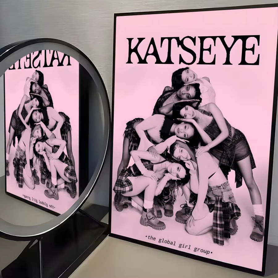 K-katSeyes Singer Poster Selbstklebender Wasserdichter Papieraufkleber für die Wanddekoration in Schwarz, B: 20 cm, H: 15 cm - Bild 6