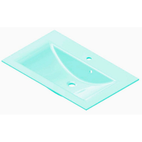 FACKELMANN Waschplatz-Set KARA für dein Badezimmer in Anthrazit mit Glastüren und Soft-Close-Funktion, Breite: 80 cm - Bild 3