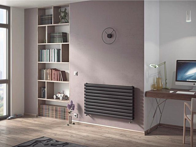 Ximax Heizkörper Fortuna Duplex Horizontal Anthrazit B: 120 cm, H: 58,4 cm - Bild 1
