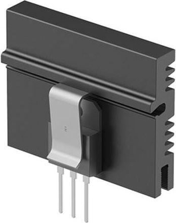 Fischer Elektronik Strangkühlkörper SK 638 37,5 SA Schwarz, B/T/H: 37,5 x 10,3 x 40 mm - Bild 1