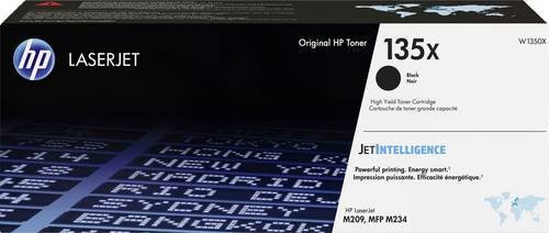 HP 135X Original LaserJet Tonerkartusche Schwarz mit hoher Reichweite für ca. 2400 Seiten W1350X - Bild 1
