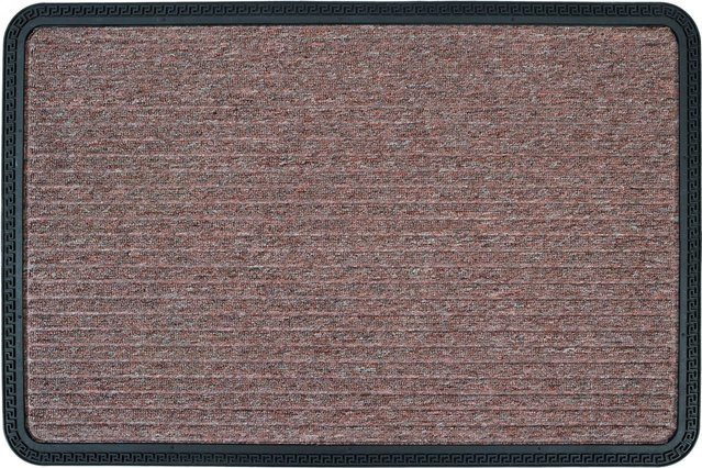 Astra Fußmatte Border Star in Braun mit Sternmuster, rutschfest, B/T: 50 x 80 cm, Höhe: 1 cm - Bild 1