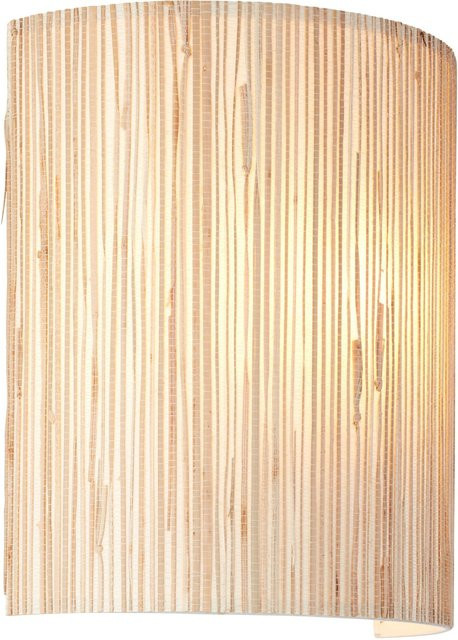 Wimea Brilliant Wandleuchte Seegras Natur Beige B/H/T: 26 x 23 x 12 cm - Bild 1