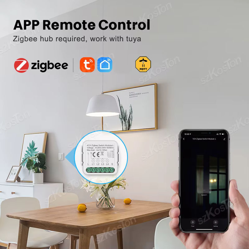 Tuya ZigBee 3.0 Smart Switch-Modul für dein Smart Home mit Alexa und Google Assistant, 1- bis 4-Gang-Variante, erfordert Neutralleiter - Bild 2