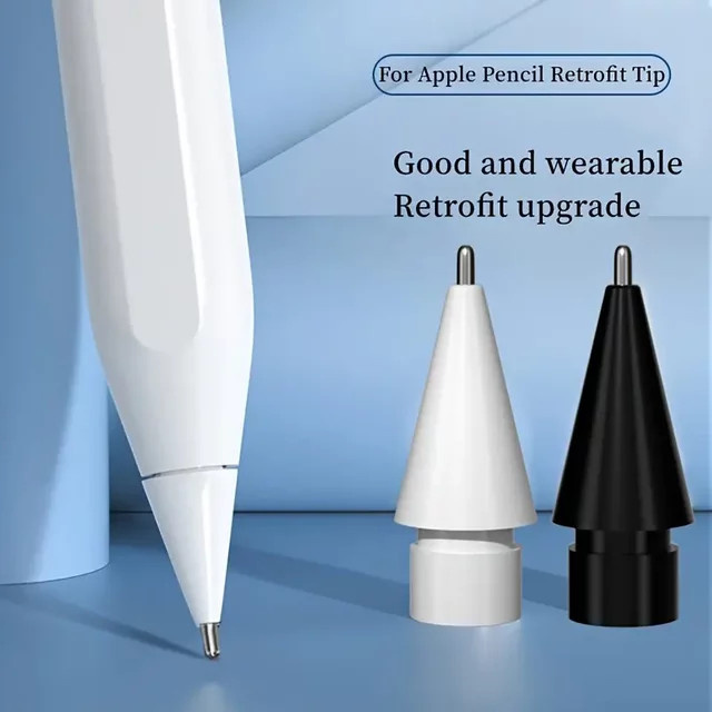 Apple Ersatzspitzen für Apple Pencil 1. und 2. Generation in Weiß für hochsensitive Präzisionssteuerung - Bild 1