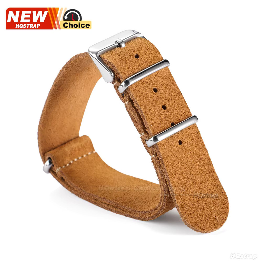 HQstrap Uhrenarmband Wildleder, Echtleder, Unisex - Bild 2
